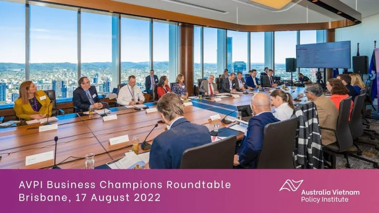 A corporate roundtable event highlight video